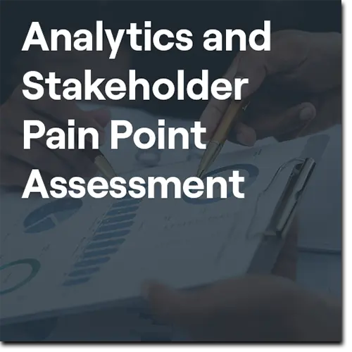 Analytics and Stakeholder Pain Point Assessment