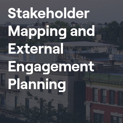 Stakeholder Mapping and External Engagement Planning